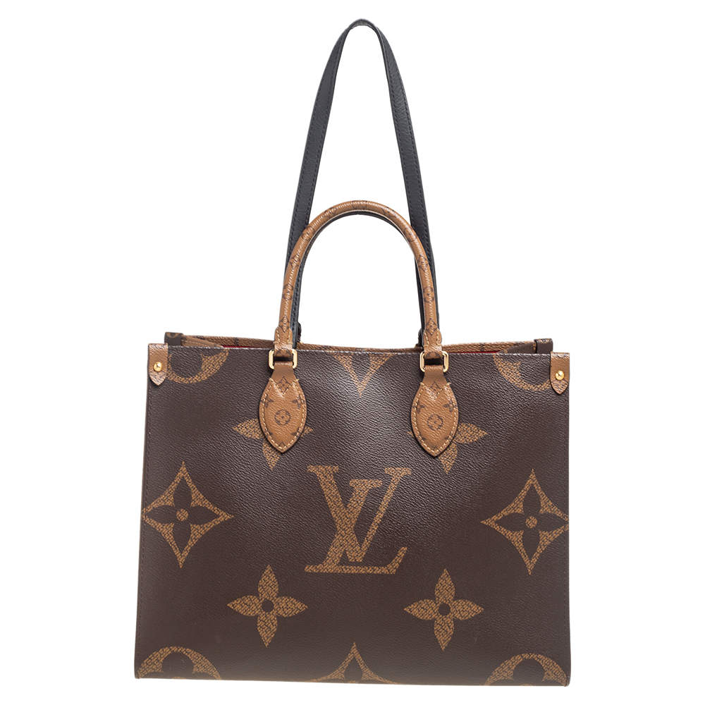 Pre Owned Louis Vuitton Reverse Monogram Canvas Giant Onthego MM Bag