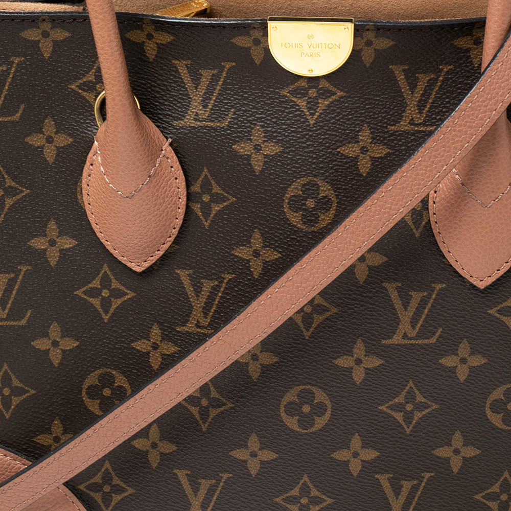 Louis Vuitton Flandrin 872340 Red Monogram 2way Brown Coated Canvas Tote, Louis  Vuitton