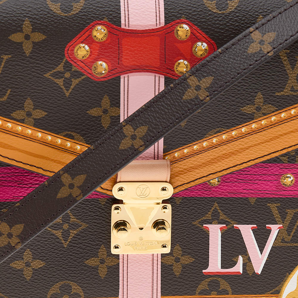 Louis Vuitton Pochette Metis Limited Edition Summer Trunks Monogram Canvas  Brown 1841738