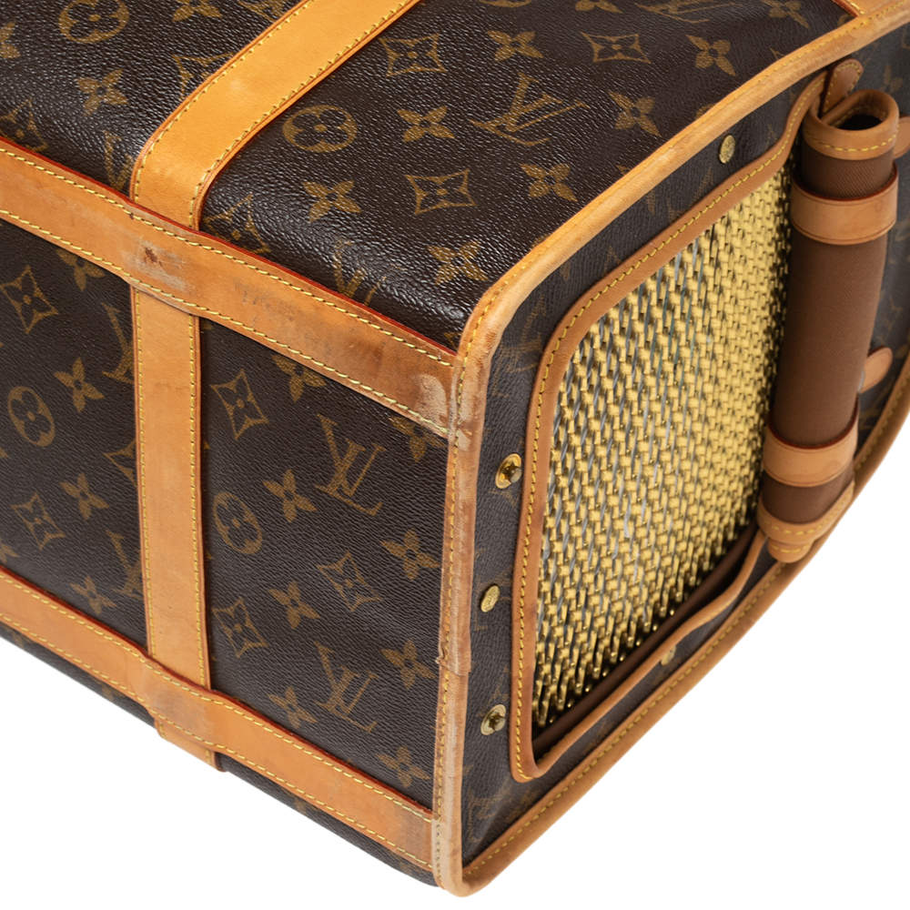 Louis Vuitton Monogram Canvas Sac Chien 40 Pet Carrier 1LV920K