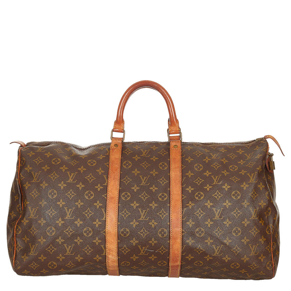 Louis Vuitton Monogram Canvas Keepall 55 Bag Louis Vuitton | The Luxury