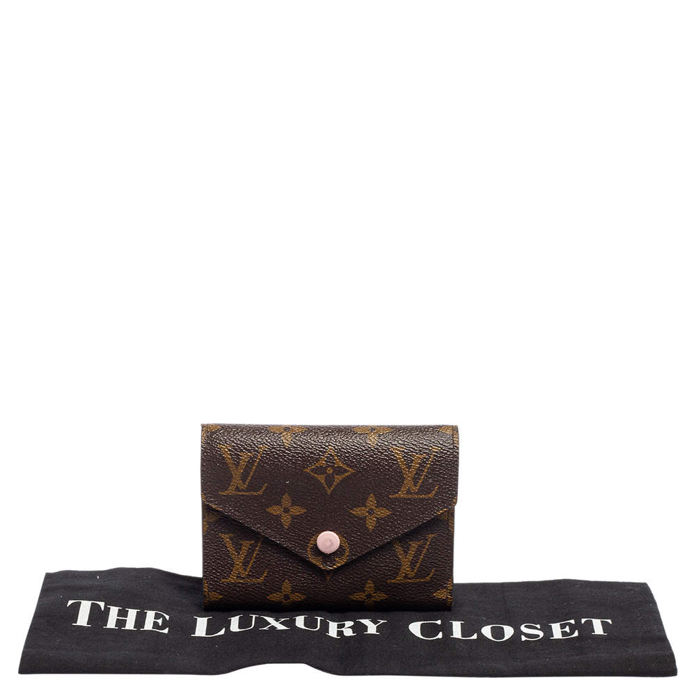 .com: Louis Vuitton Monogram Canvas Victorine Wallet M62360 Rose  Ballerine : Clothing, Shoes & Jewelry