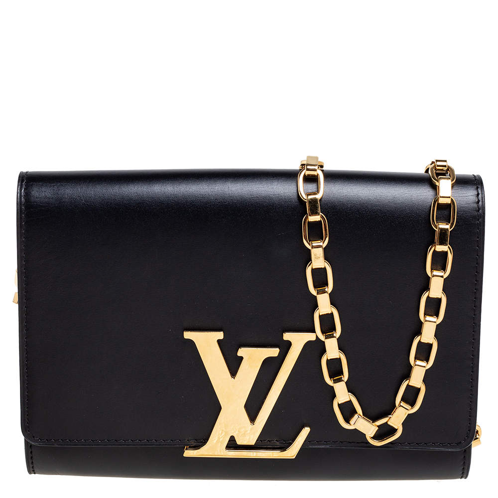 Louis Vuitton Black Leather Chain Louise GM Bag Louis Vuitton | The Luxury  Closet