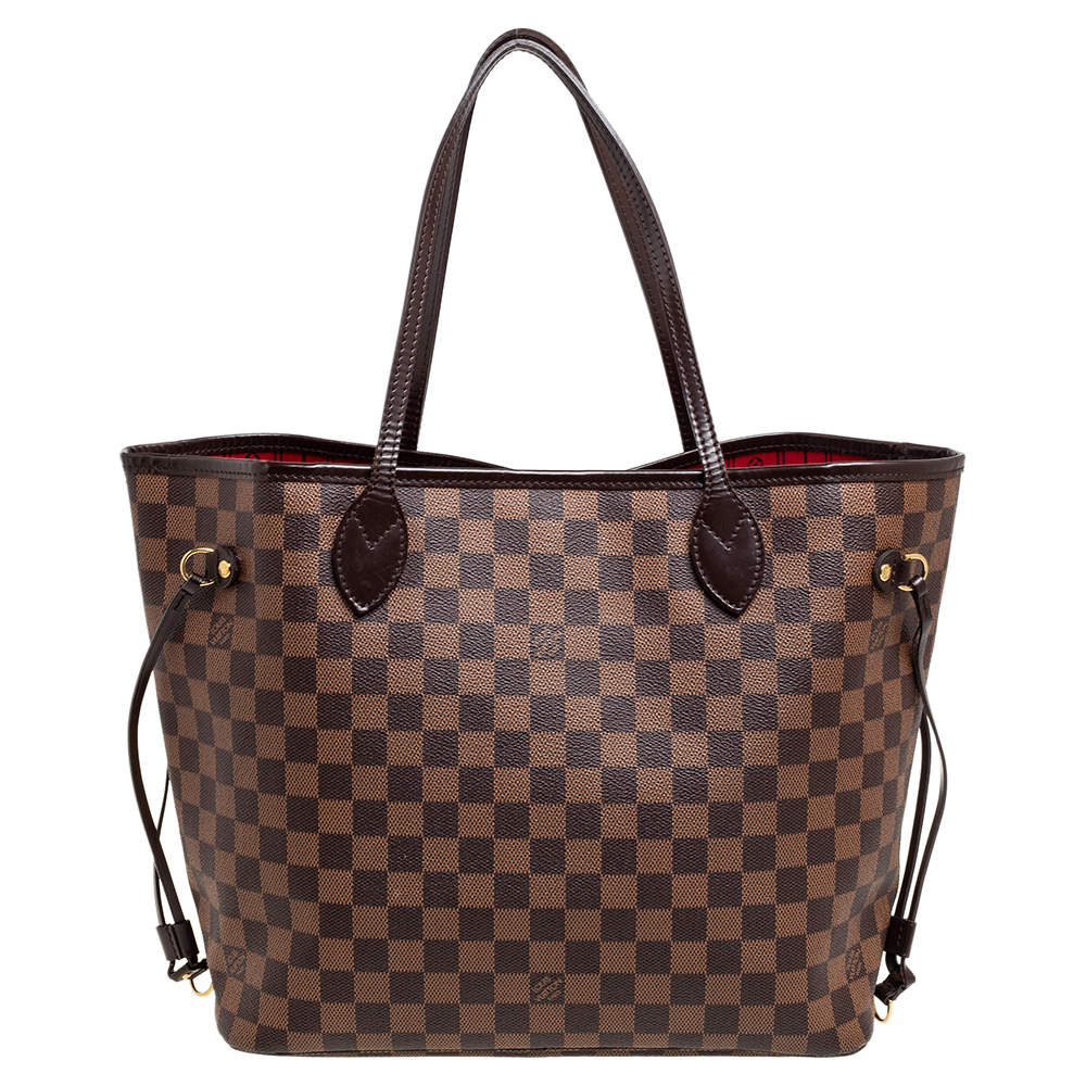 Louis Vuitton Damier Ebene Canvas Neverfull MM Bag