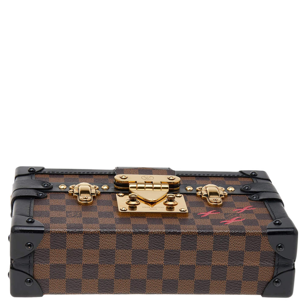 Louis Vuitton Damier Ebene Petite Malle Crossbody Bag - Brown Crossbody Bags,  Handbags - LOU757494