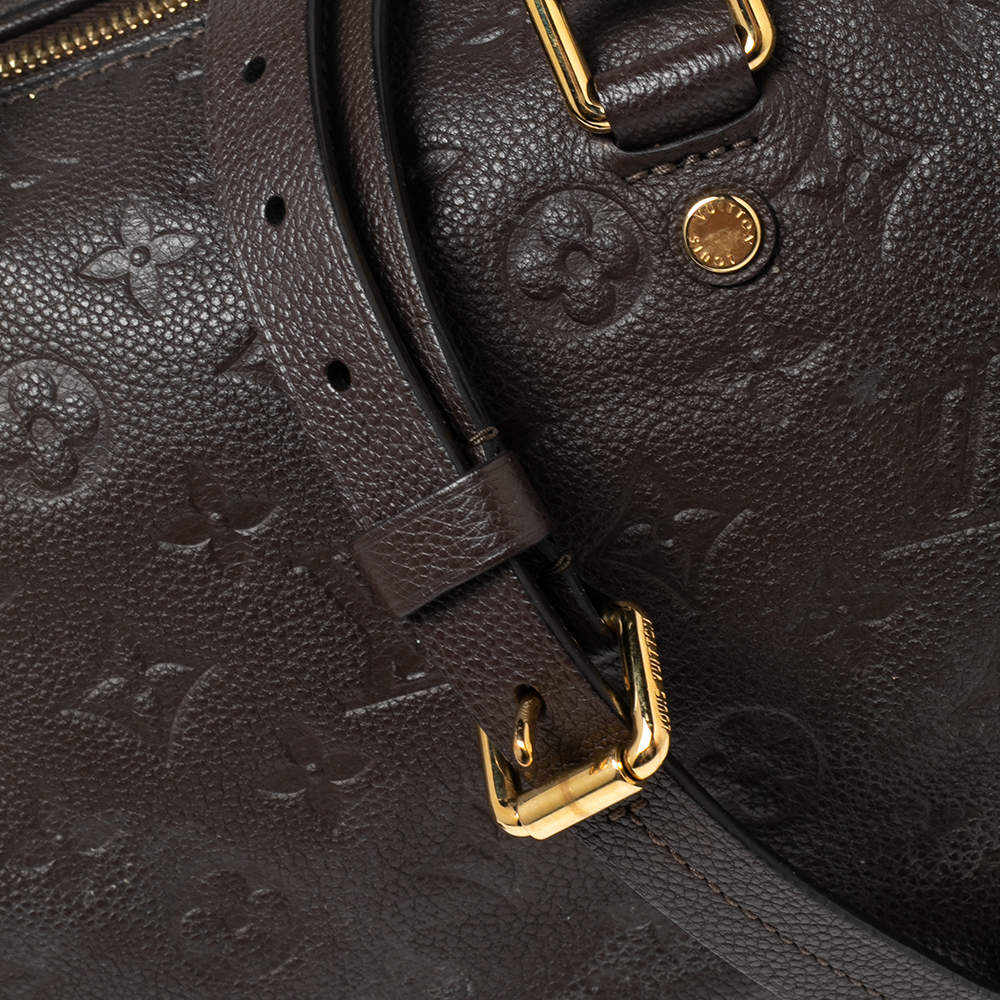Louis Vuitton Terre Monogram Empreinte Leather Speedy Bandouliere