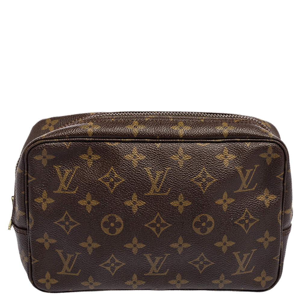 Pre Owned Louis Vuitton Monogram Canvas Trousse Toilette 28 Cosmetic Case