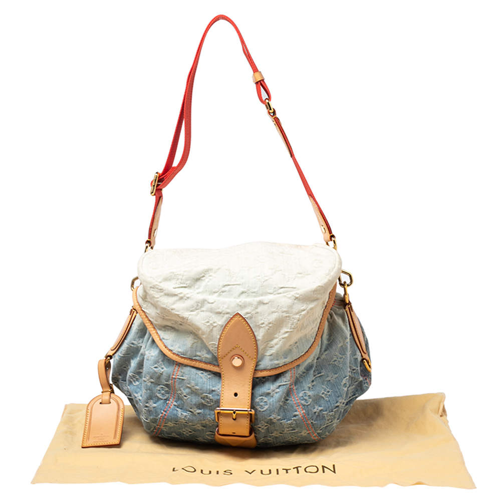 Louis Vuitton Ombré Monogram Denim Sunshine Bag - Blue Shoulder Bags,  Handbags - LOU454443