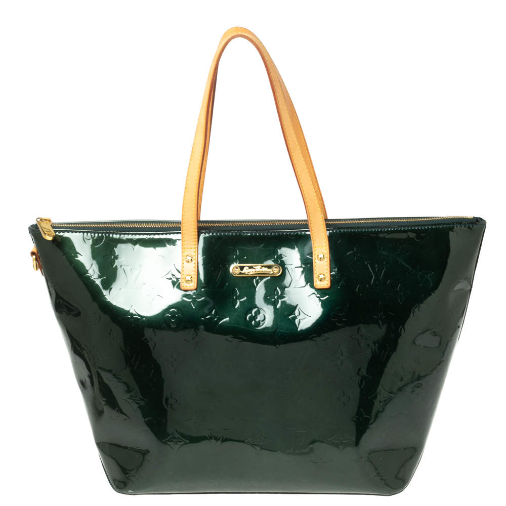 Louis Vuitton Monogram Vernis Bellevue GM Dark Green.