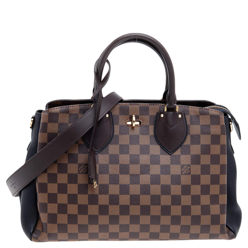 مملوكة مسبقًا حقيبة لوي فيتون نورماندي جلد تاوريلون وكانفاس دامييه إيبن أسود