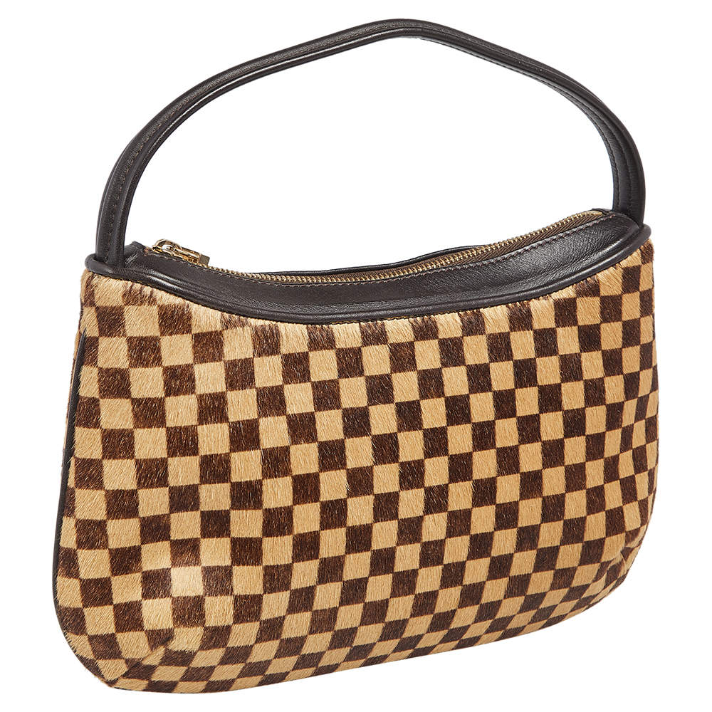 Louis Vuitton Limited Edition Damier sauvage Calf hair Tigre