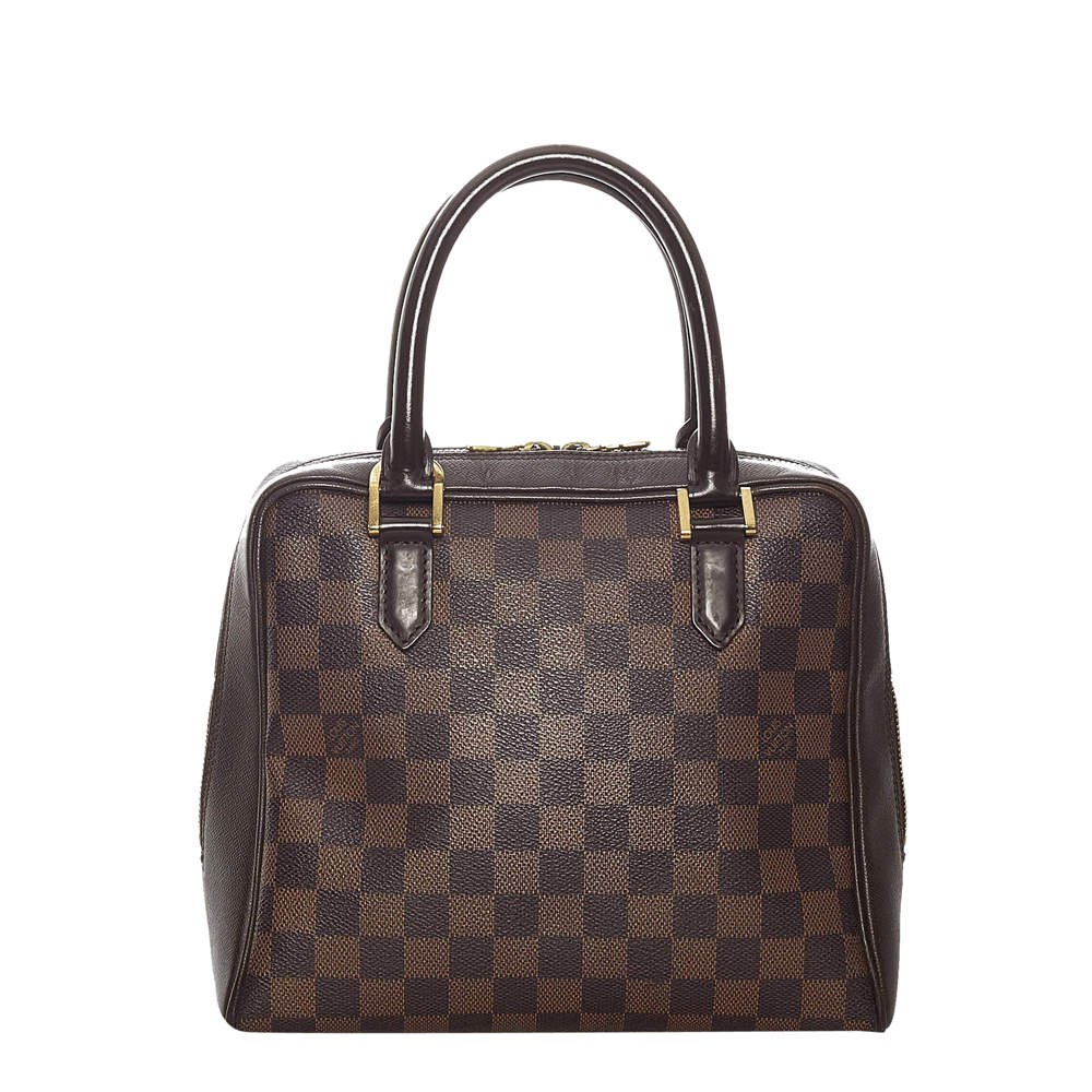 Pre Owned Louis Vuitton Damier Ebene Canvas Brera Bag