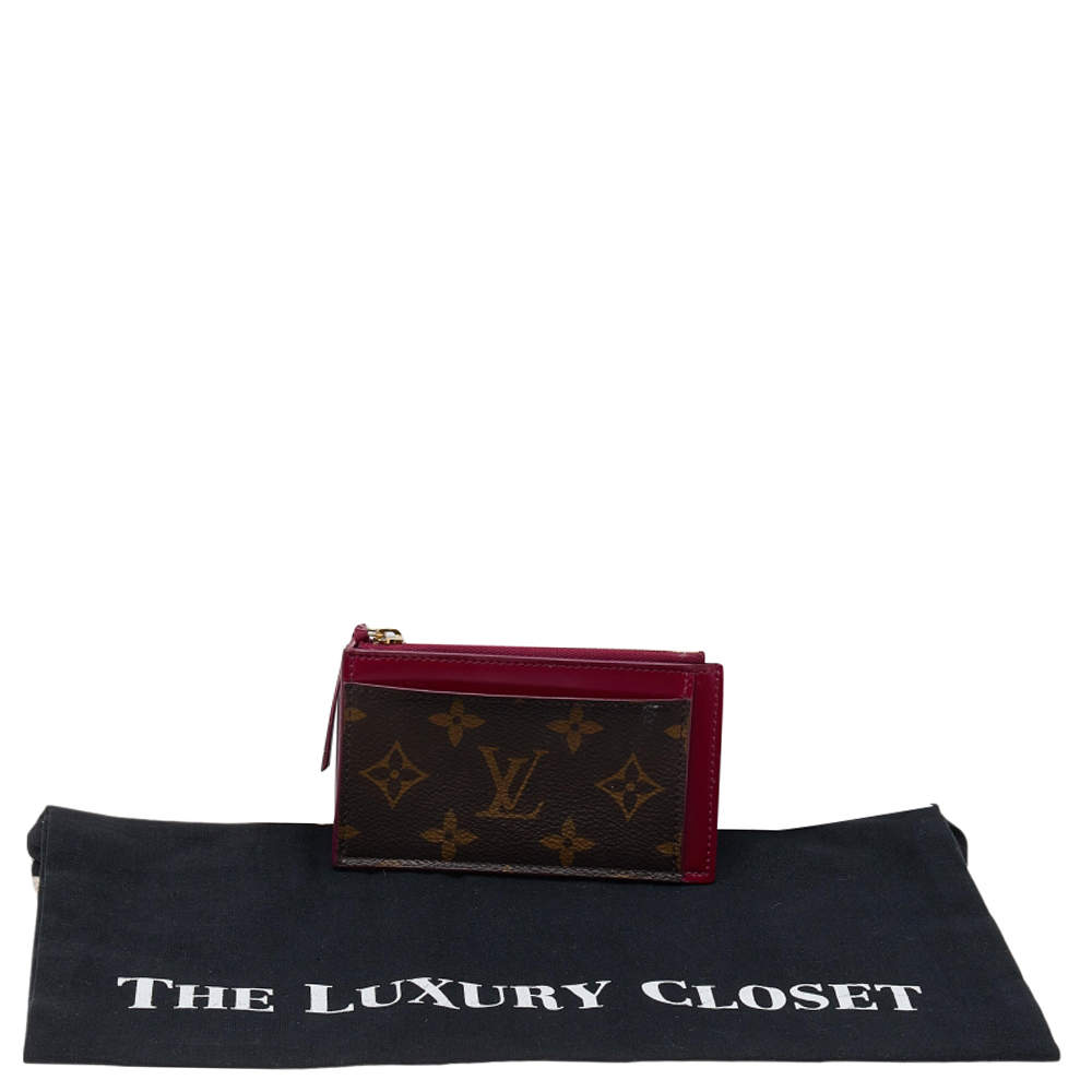 LOUIS VUITTON Monogram Zipped Card Holder 1265877