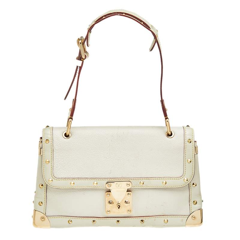 Louis Vuitton Le Talentueux Studded Bag in Suhali Leather in Cream