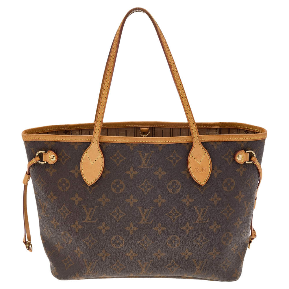 Pre Owned Louis Vuitton Monogram Canvas Neverfull PM Bag