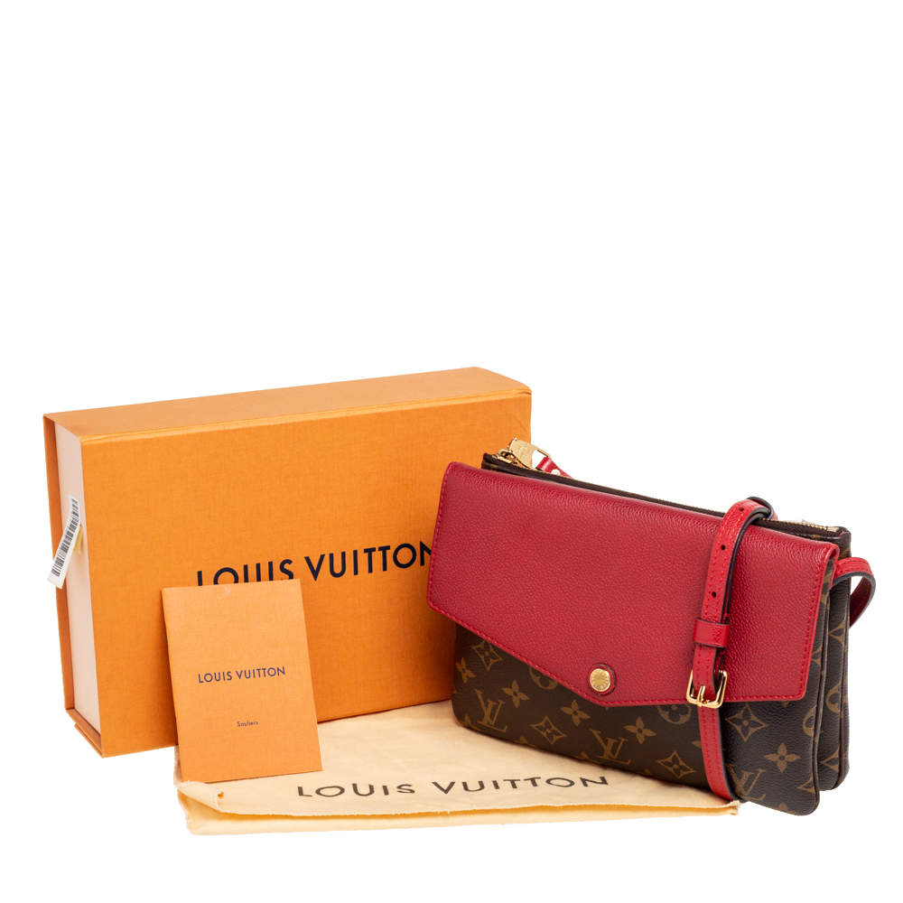 Louis Vuitton Aurore Monogram Canvas Twinset Bag - Yoogi's Closet