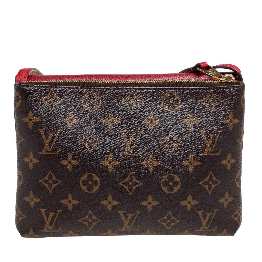 Louis Vuitton Aurore Monogram Canvas and Leather Twinset Bag Louis Vuitton