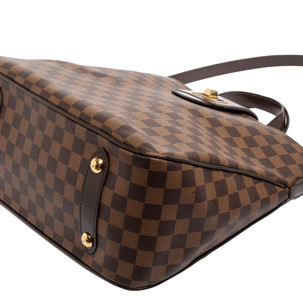 LV Cabas Roseberry Brown Damier Ebene Coated Canvas with Leather and Gold  Hardware #OURU-1 – Luxuy Vintage