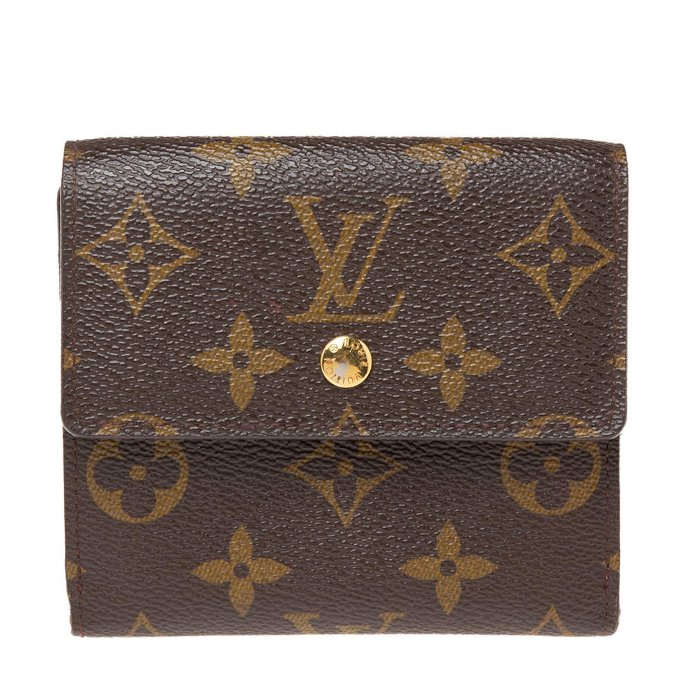 مملوكة مسبقًا محفظة لوي فيتون بورت موناي بيليت كانفاس مونوغرامي 