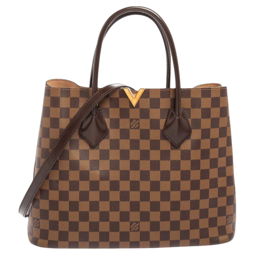 Pre Owned Louis Vuitton Damier Ebene Canvas Kensington Bag