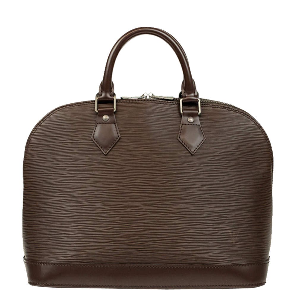 مملوكة مسبقًا Louis Vuitton Brown Epi Leather Alma Bag