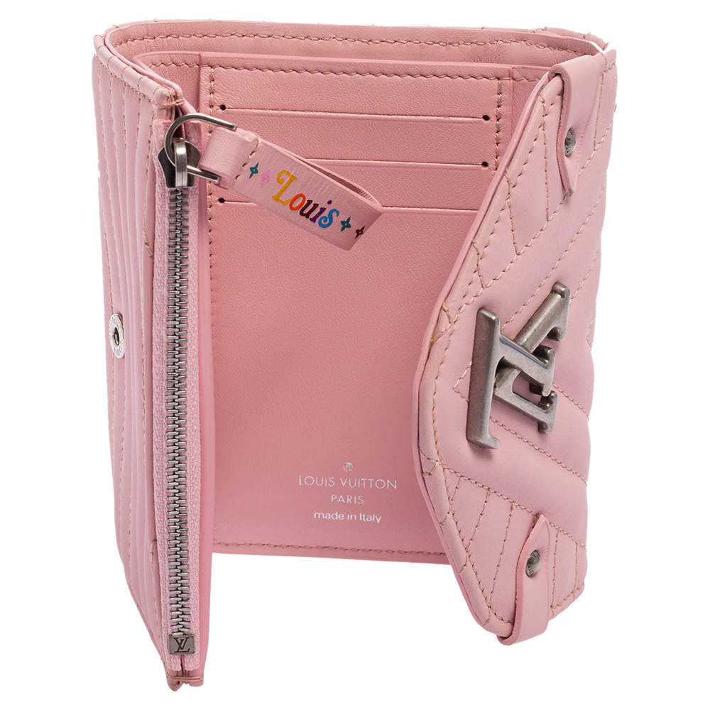 Louis Vuitton New Wave Zipped Compact Wallet Pink – Pursekelly