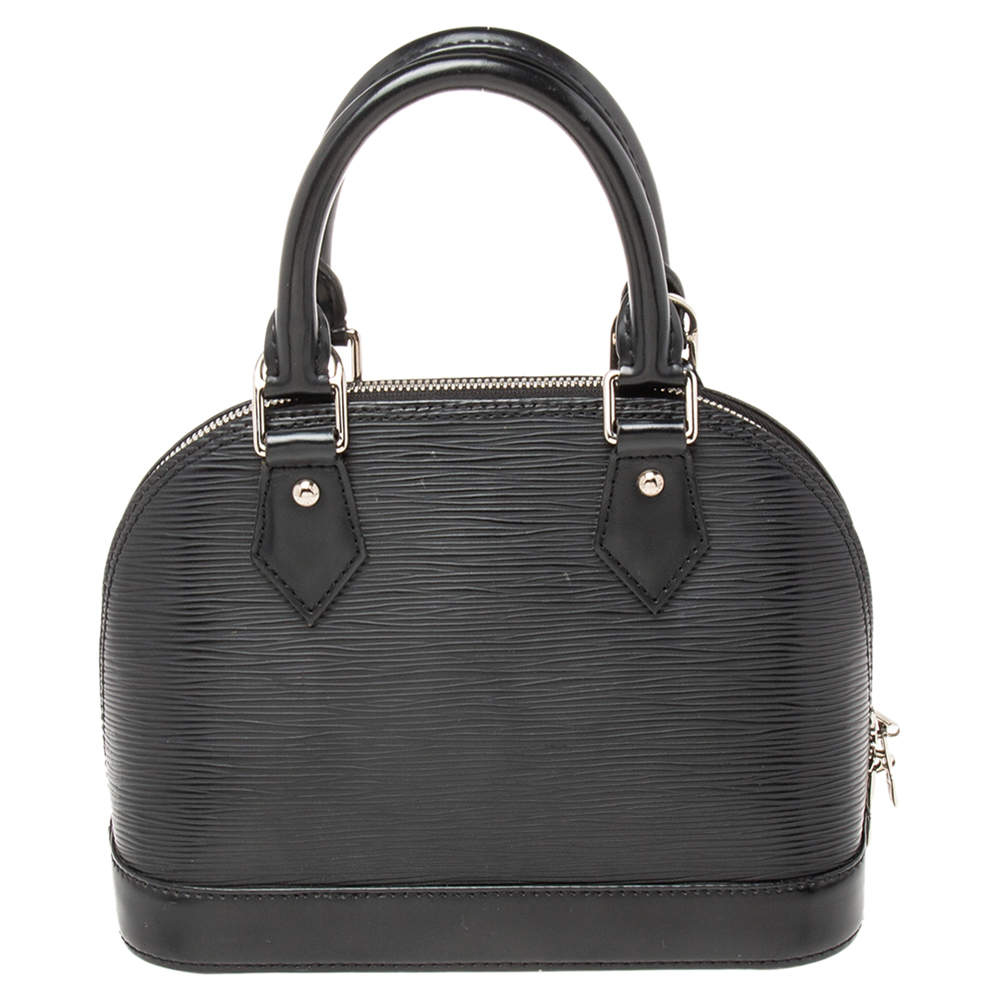 Louis Vuitton Alma Epi BB Noir in Leather with Silver-tone - US