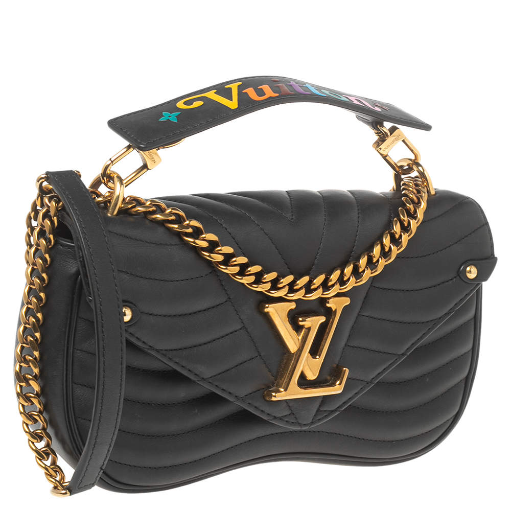 Louis Vuitton Black Leather New Wave Chain Bag Louis Vuitton | The Luxury  Closet
