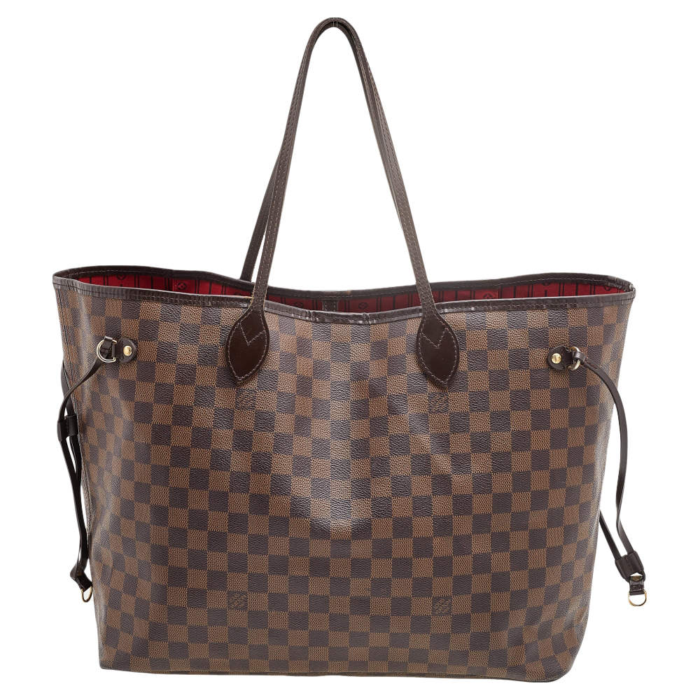 Louis Vuitton Damier Ebene Canvas Neverfull GM Bag