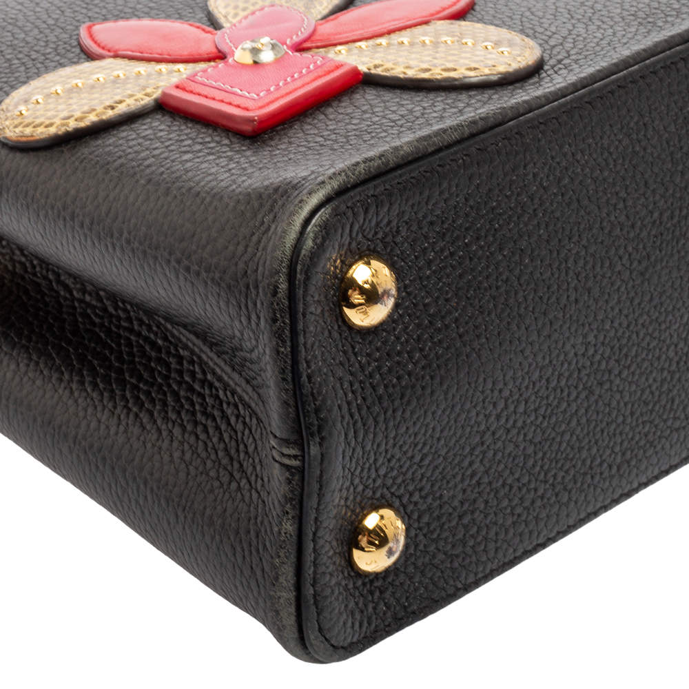 Louis Vuitton Capucines Wallet Python Brown 1632521