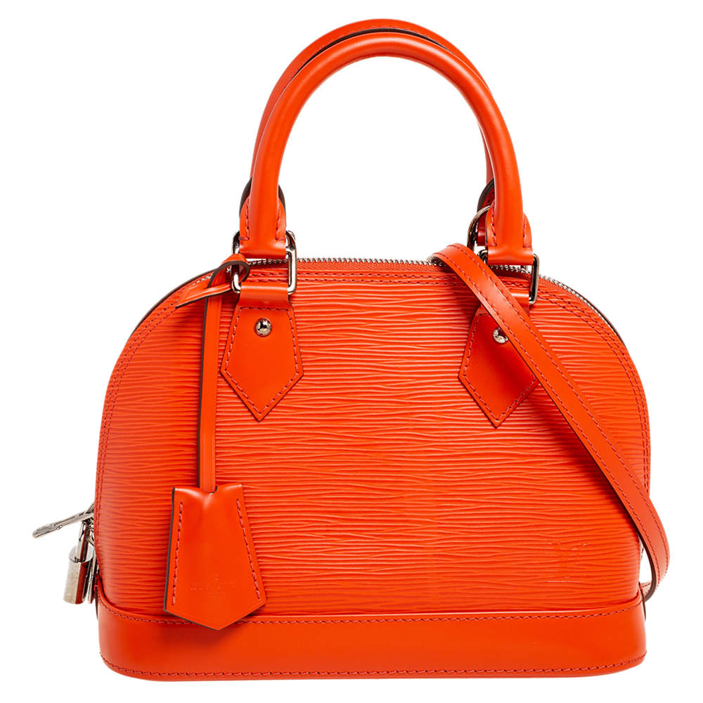 Pre Owned Louis Vuitton Piment Epi Leather BB Alma Bag