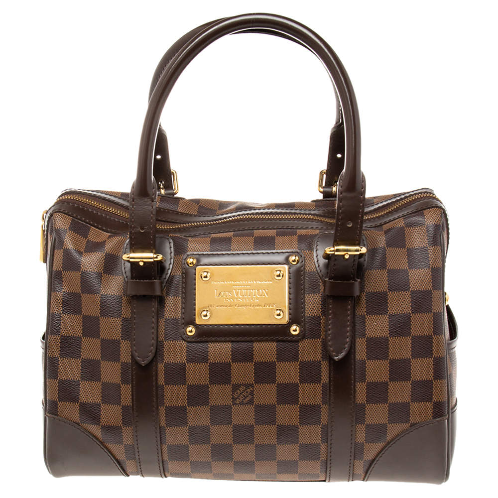 Pre Owned حقيبة لوي فيتون بيركيلي كانفاس دامييه إيبين