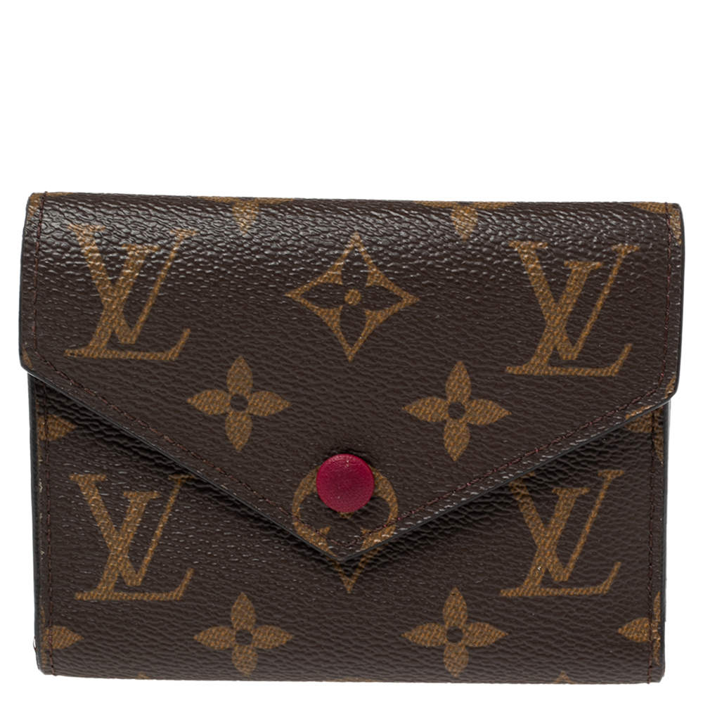Pre Owned Louis Vuitton Monogram Canvas Victorine Wallet