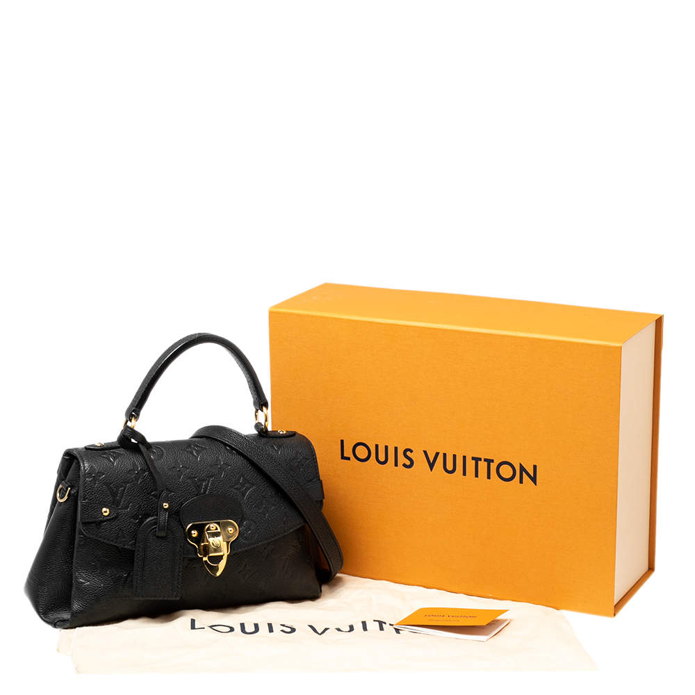 Louis Vuitton Black Monogram Empreinte Georges MM QJB2611DKA001