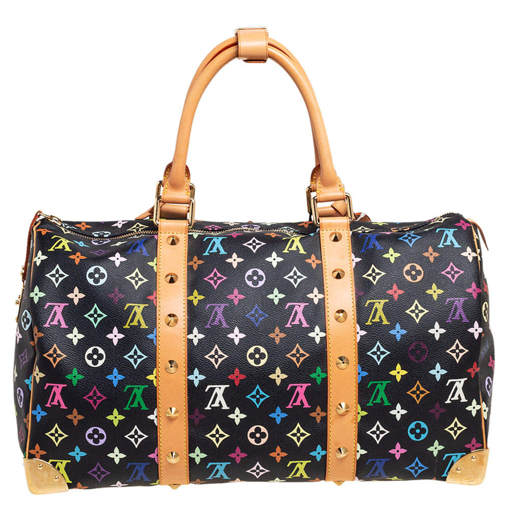 Louis Vuitton Multicolore Monogram Keepall 45 - Black Luggage and Travel,  Handbags - LOU13862
