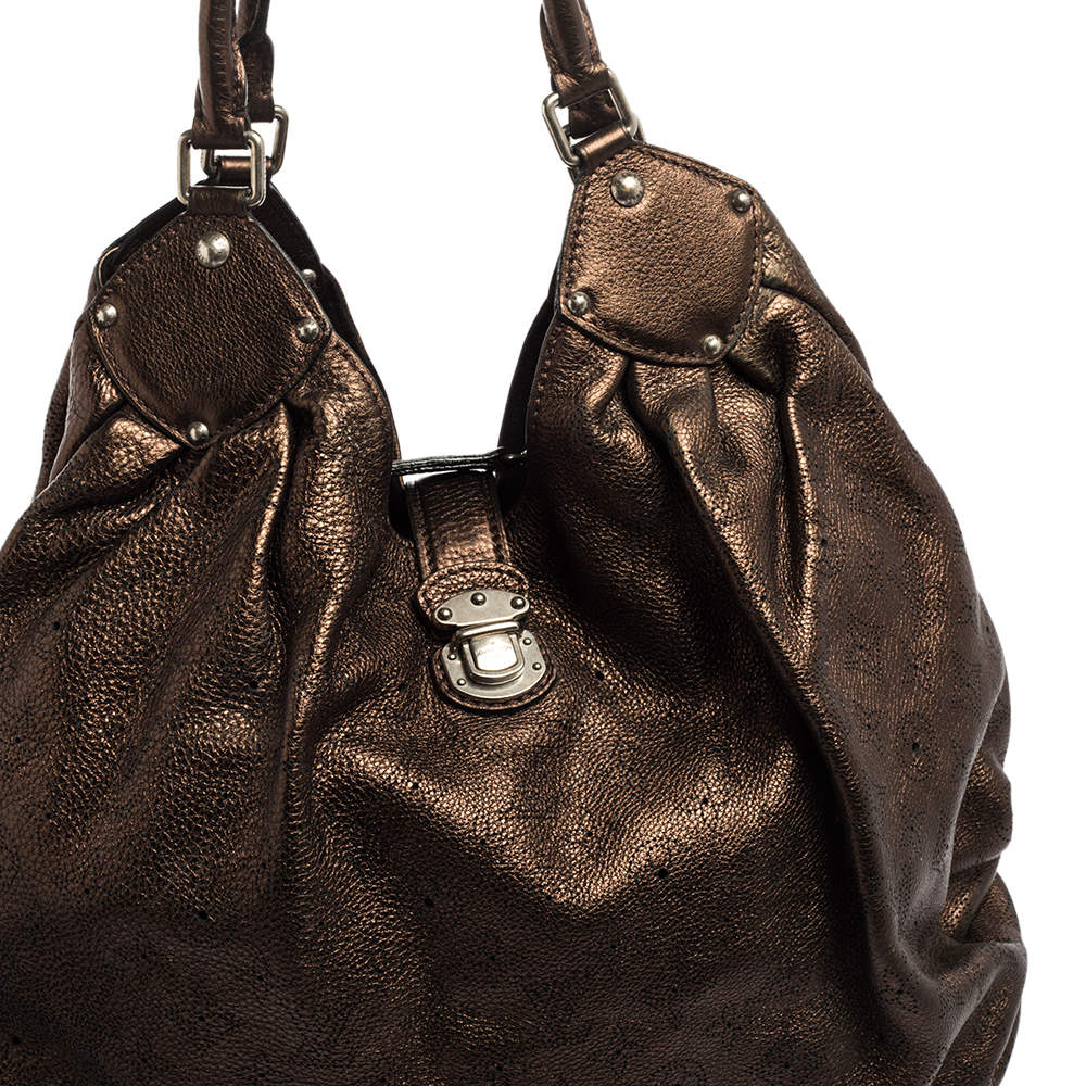 Surya Top handle bag in Mahina leather, Gold Hardware