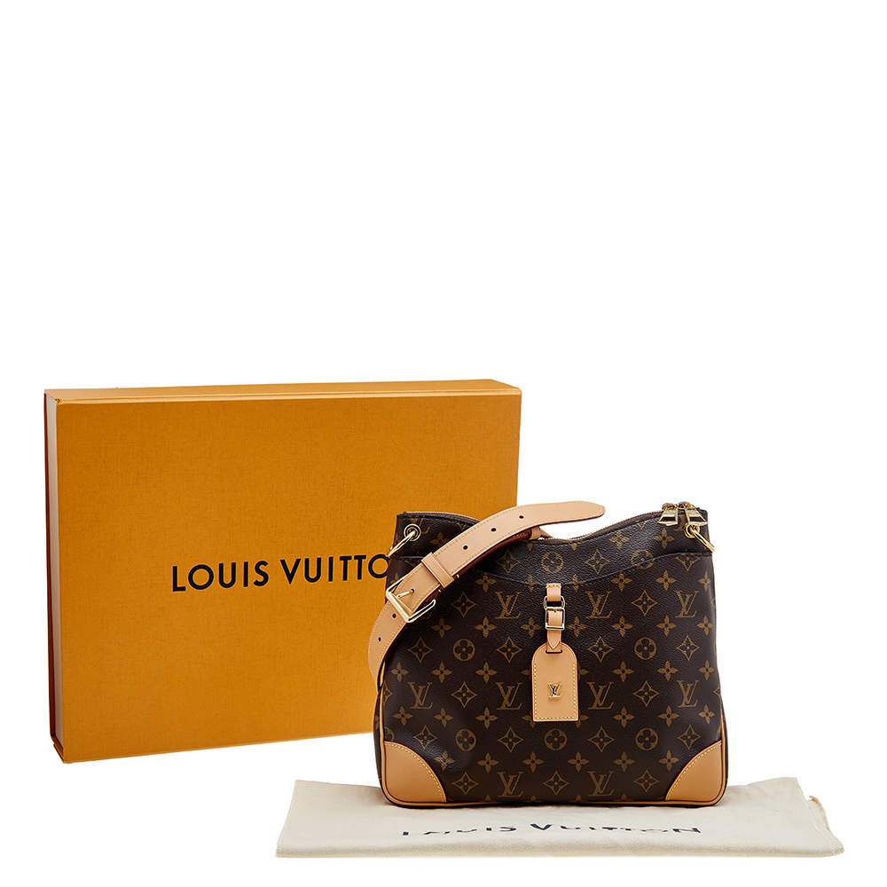 Louis Vuitton Odeon NM Handbag Monogram Canvas MM Brown 2206916