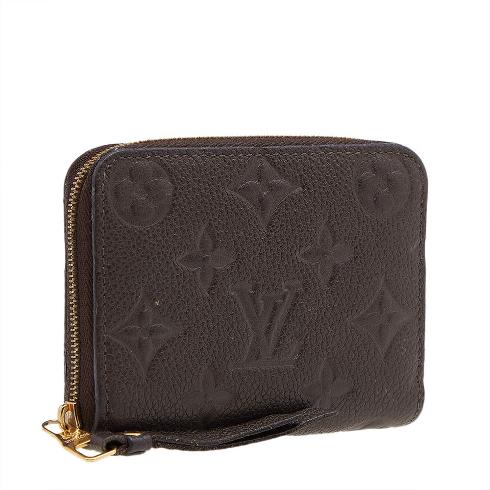 Louis Vuitton Terre Monogram Empreinte Leather Zippy Wallet