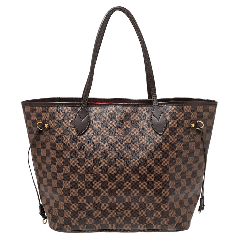 Louis Vuitton Damier Ebene Canvas Neverfull MM Bag