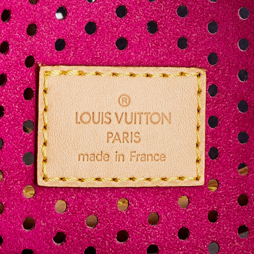 Louis Vuitton 2006 FW Fuschia Perforated Speedy 30 · INTO