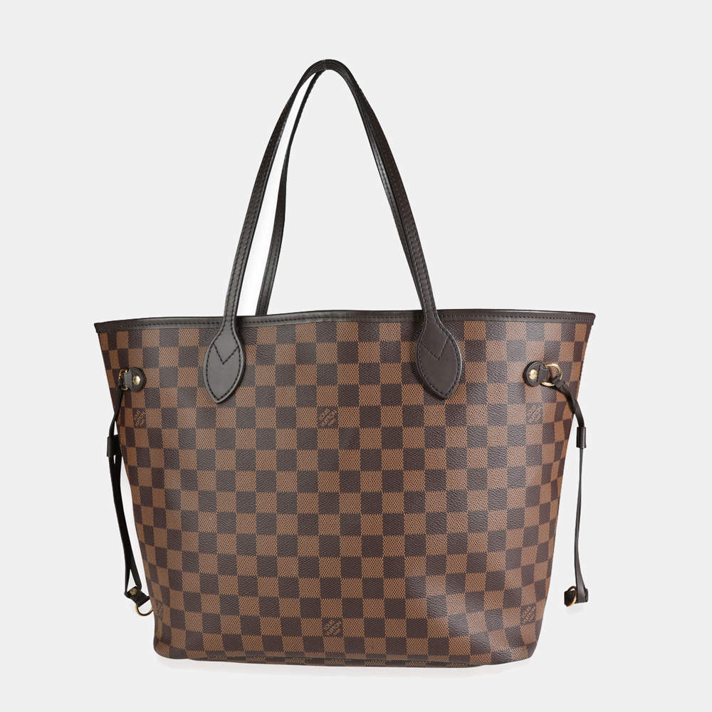 مملوكة مسبقًا Louis Vuitton Brown Damier Ebene Canvas Neverfull MM Tote Bag