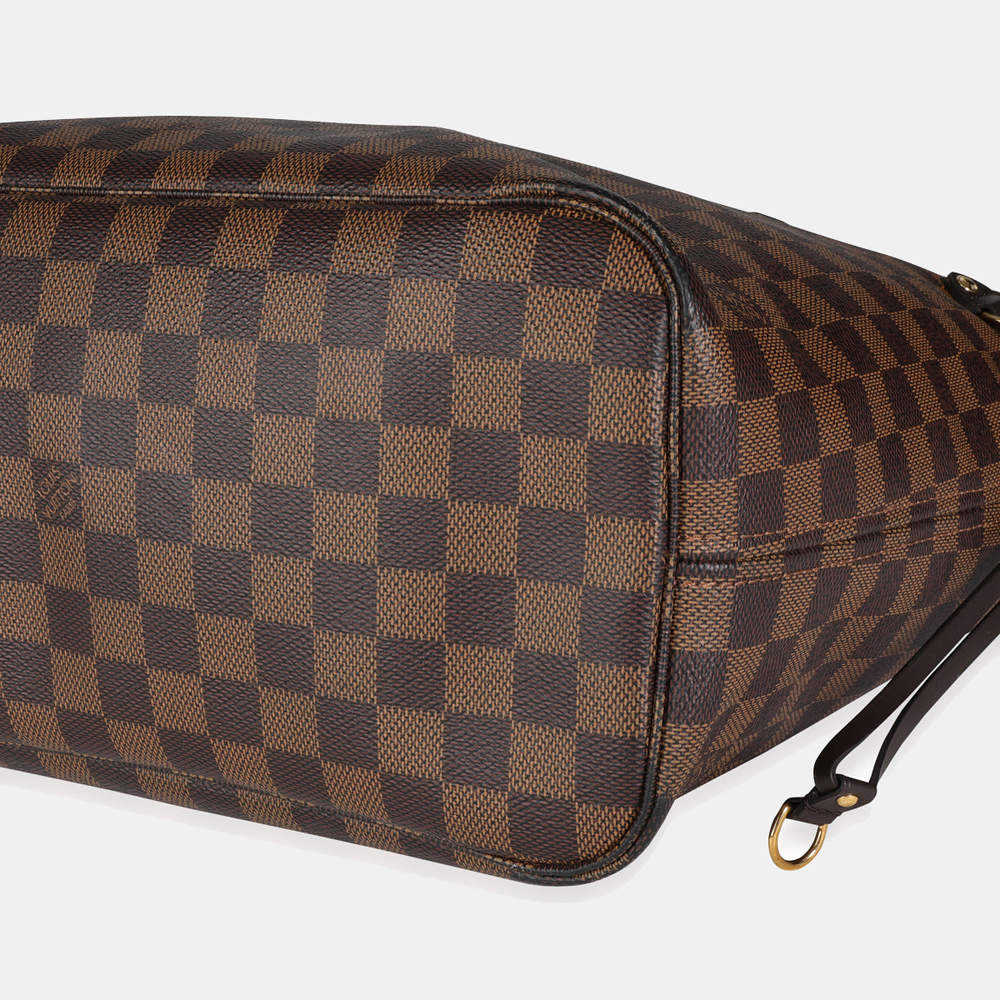 Louis Vuitton, Bags, Louis Vuitton Neverfull Mm Womens Tote Bag N4358  Damier Ebene Brown