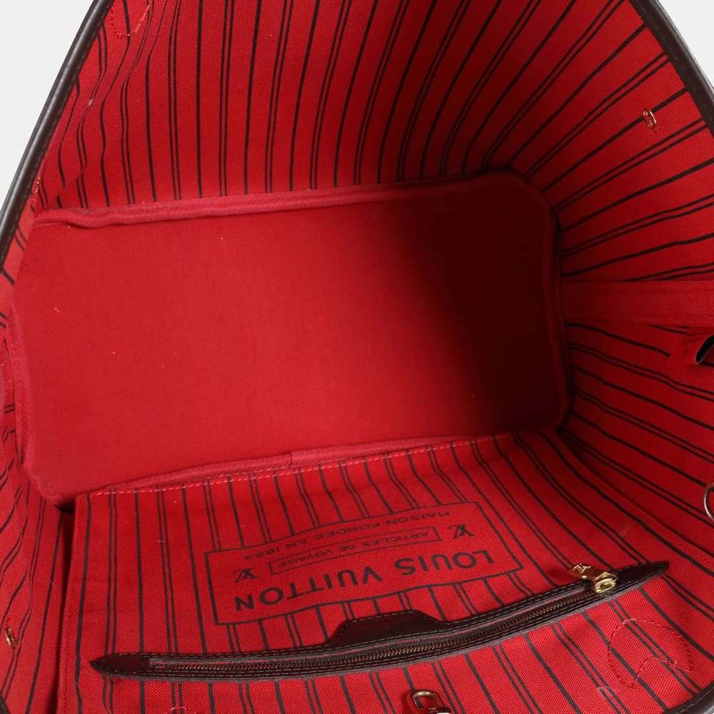 Louis Vuitton, Bags, Louis Vuitton Neverfull Mm Womens Tote Bag N4358  Damier Ebene Brown
