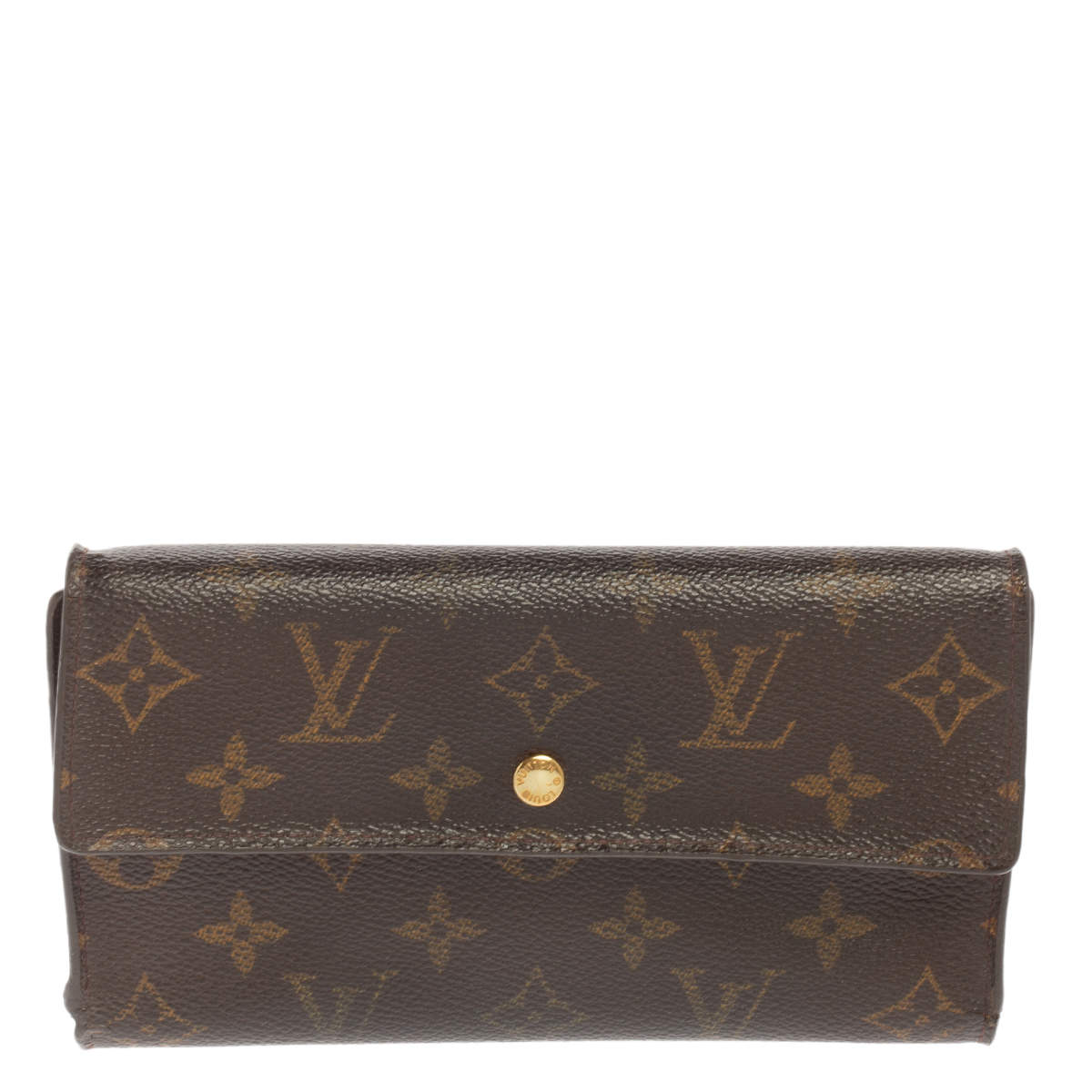 مملوكة مسبقًا Louis Vuitton Monogram Canvas Porte Tresor International Wallet