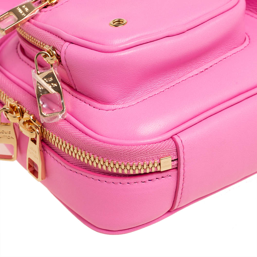 Louis Vuitton Pink Embossed Monogram Utility Crossbody Bag Louis