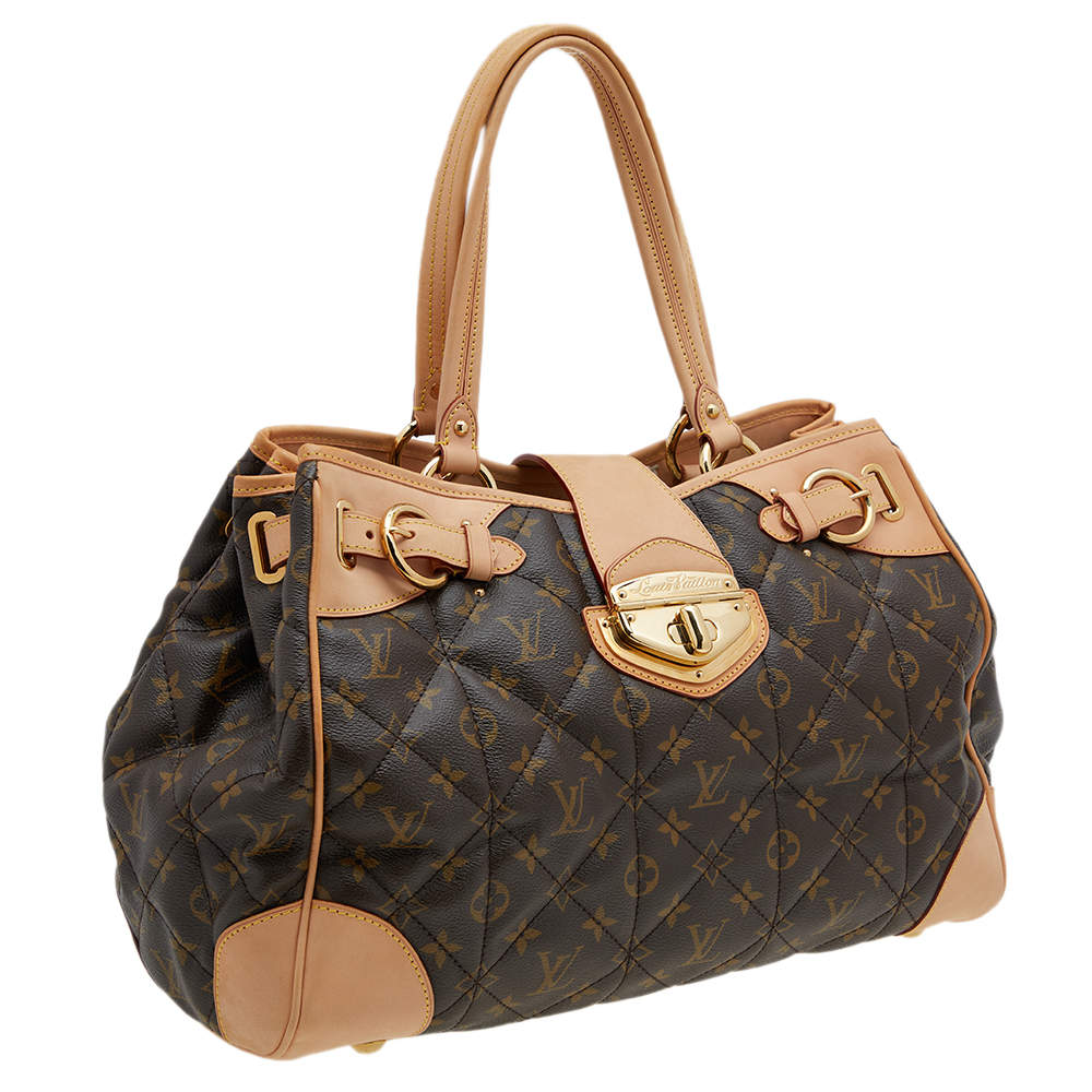 Louis Vuitton Vintage - Monogram Etoile Shopper Bag - Brown - Canvas and  Python Leather Handbag - Luxury High Quality - Avvenice