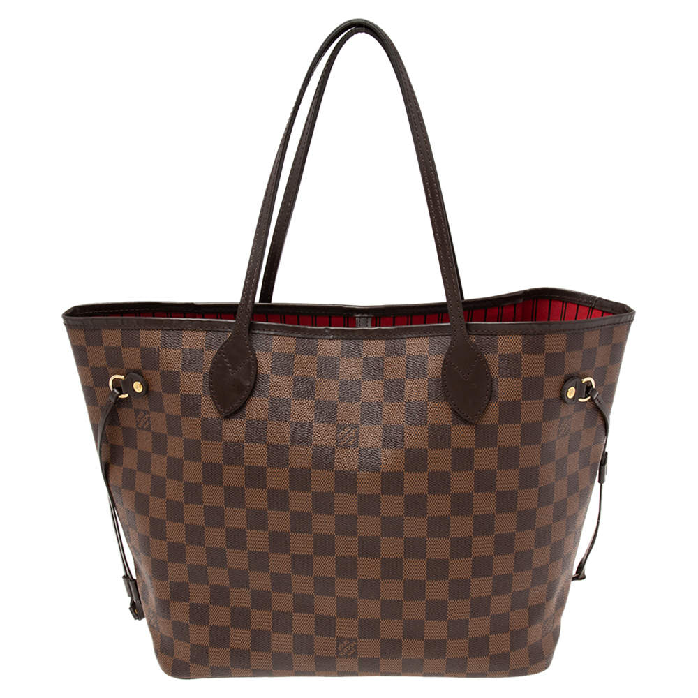 Louis Vuitton Damier Ebene Canvas Neverfull MM Bag