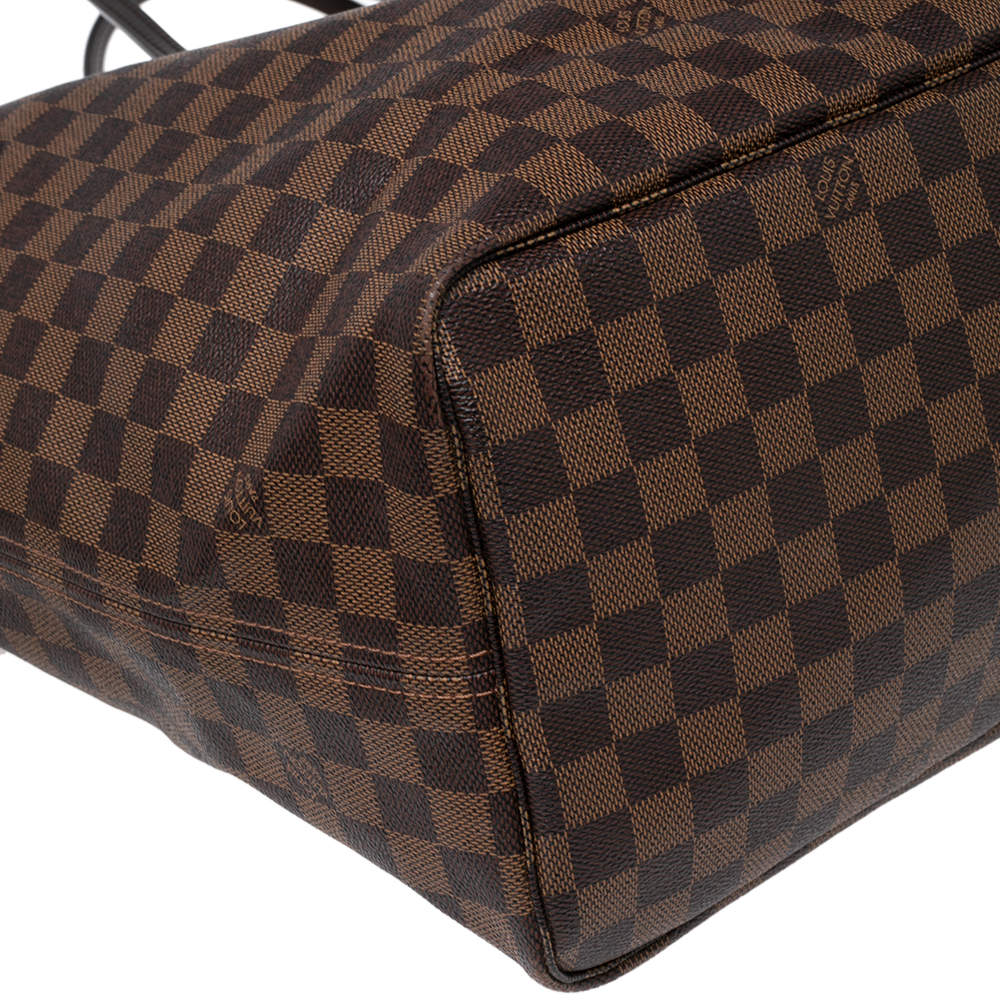 Louis Vuitton Large Damier Ebene Neverfull GM Tote bag Leather ref.306209 -  Joli Closet