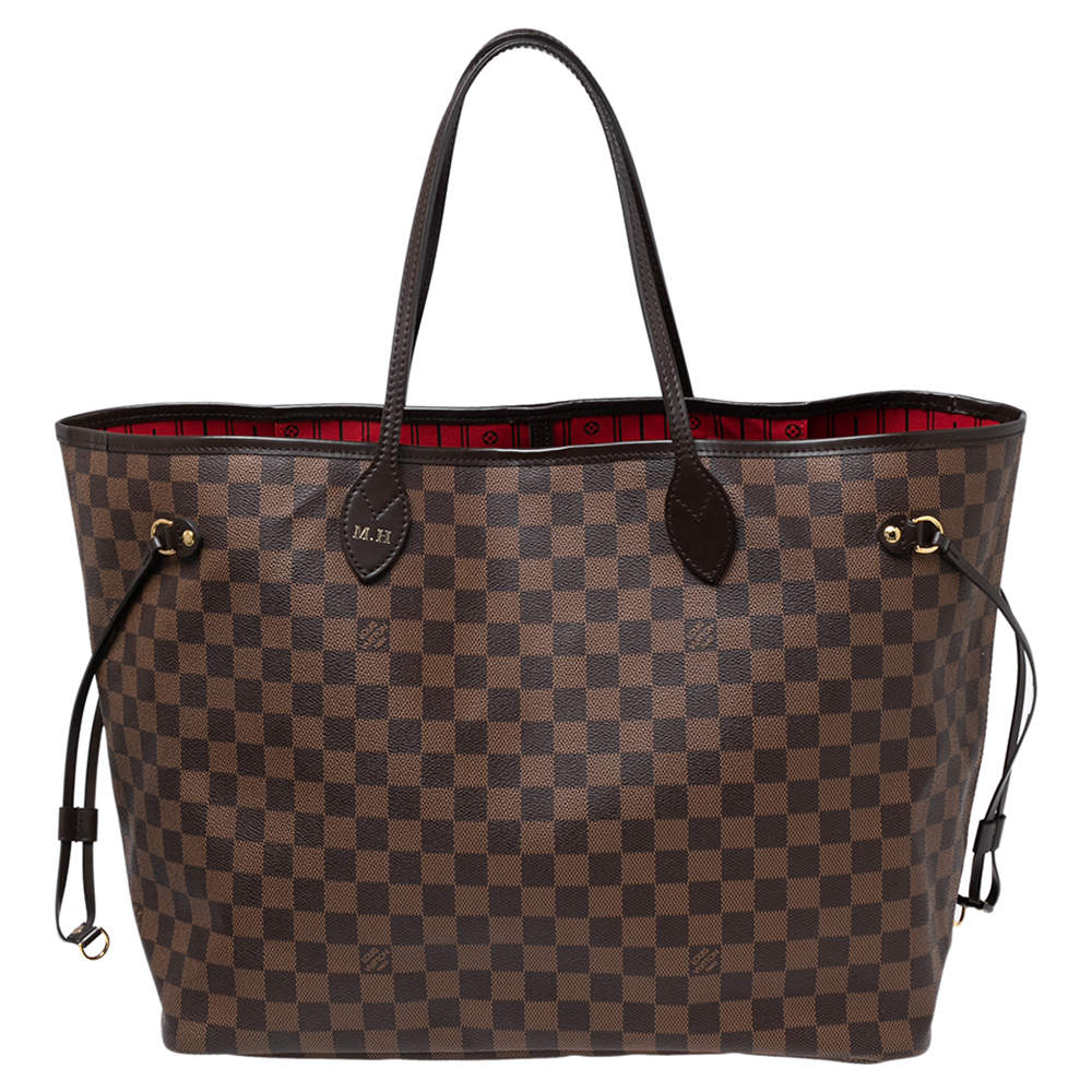 Louis Vuitton Damier Ebene Canvas Neverfull GM Bag