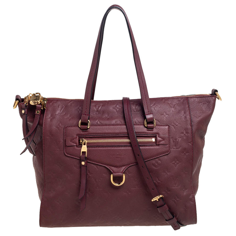 Pre Owned Louis Vuitton Flamme Empreinte Leather Lumineuse PM Bag